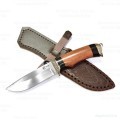 Нож Егерь , ст N 690 ,литье,наборная рукоять из ценных пород дерева (Семин)